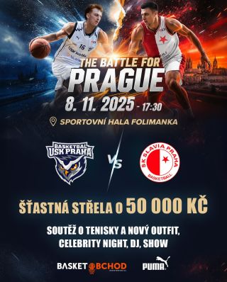 Tuto sobotu 8. 11. v hale Folimanka tě čeká pořádná basketbalová bitva! Městští rivalové se střetnou tváří v tvář v boji o...