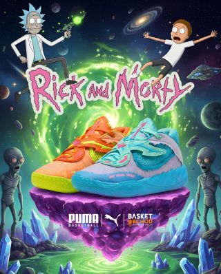 21·11·2025🩵🧡 Rick&Morty Už tento pátek globální release dnes už tradiční colorway Rick&Morty na modelu MB.05 od @pumahoops...