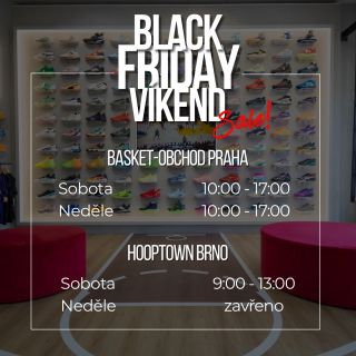BLACK FRIDAY VÍKEND i na prodejnách❗️ Víkend plný slev platí i na obou prodejnách a v Praze pro Vás máme speciálně...